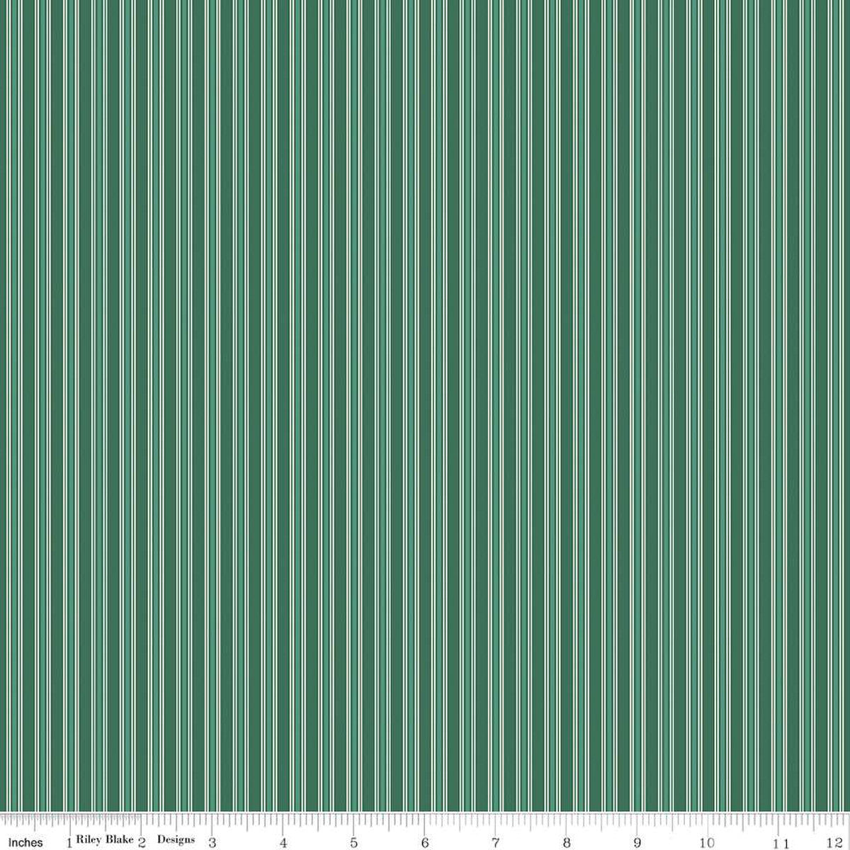 Merry Little Christmas - Stripes Green