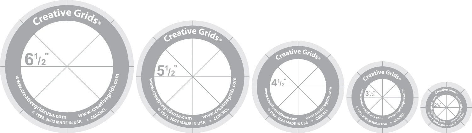 Creative Grid - Circles Quilt Ruler
