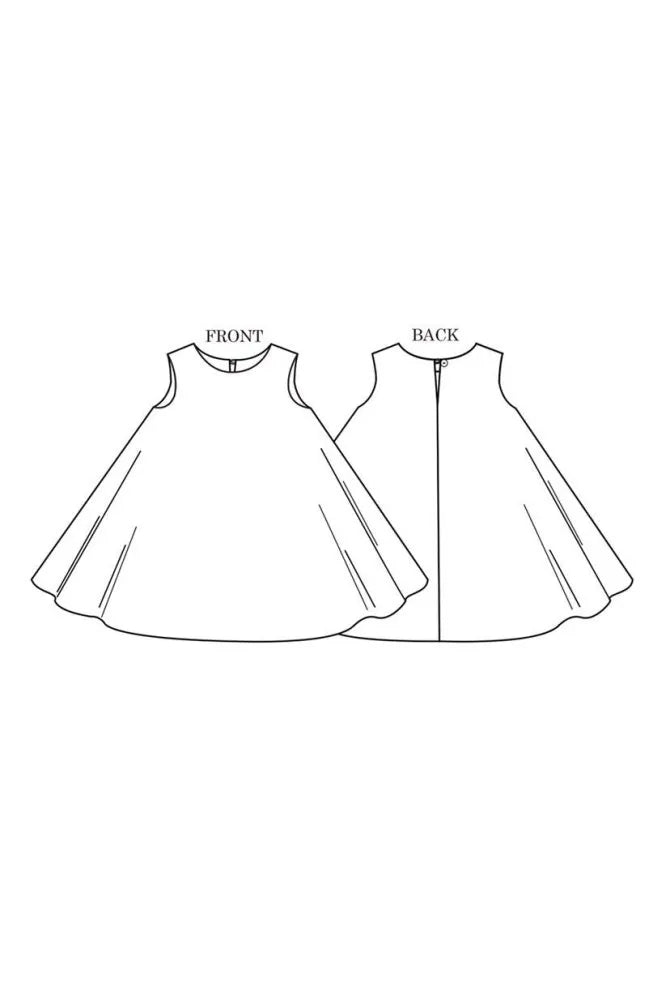 The Trapezette Dress Pattern - 3-8 Years