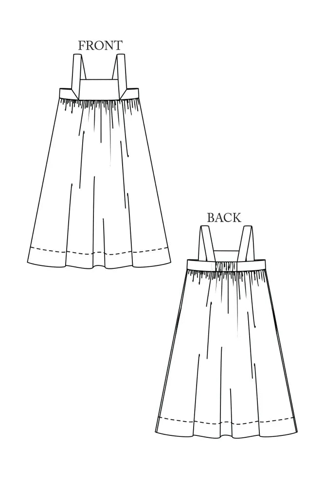 The Honey Dress Pattern - UK Sizes 6-18