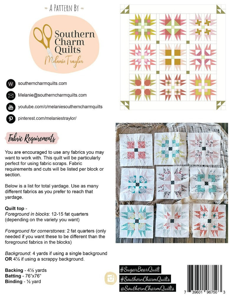 Sugar Bear Quilt Pattern