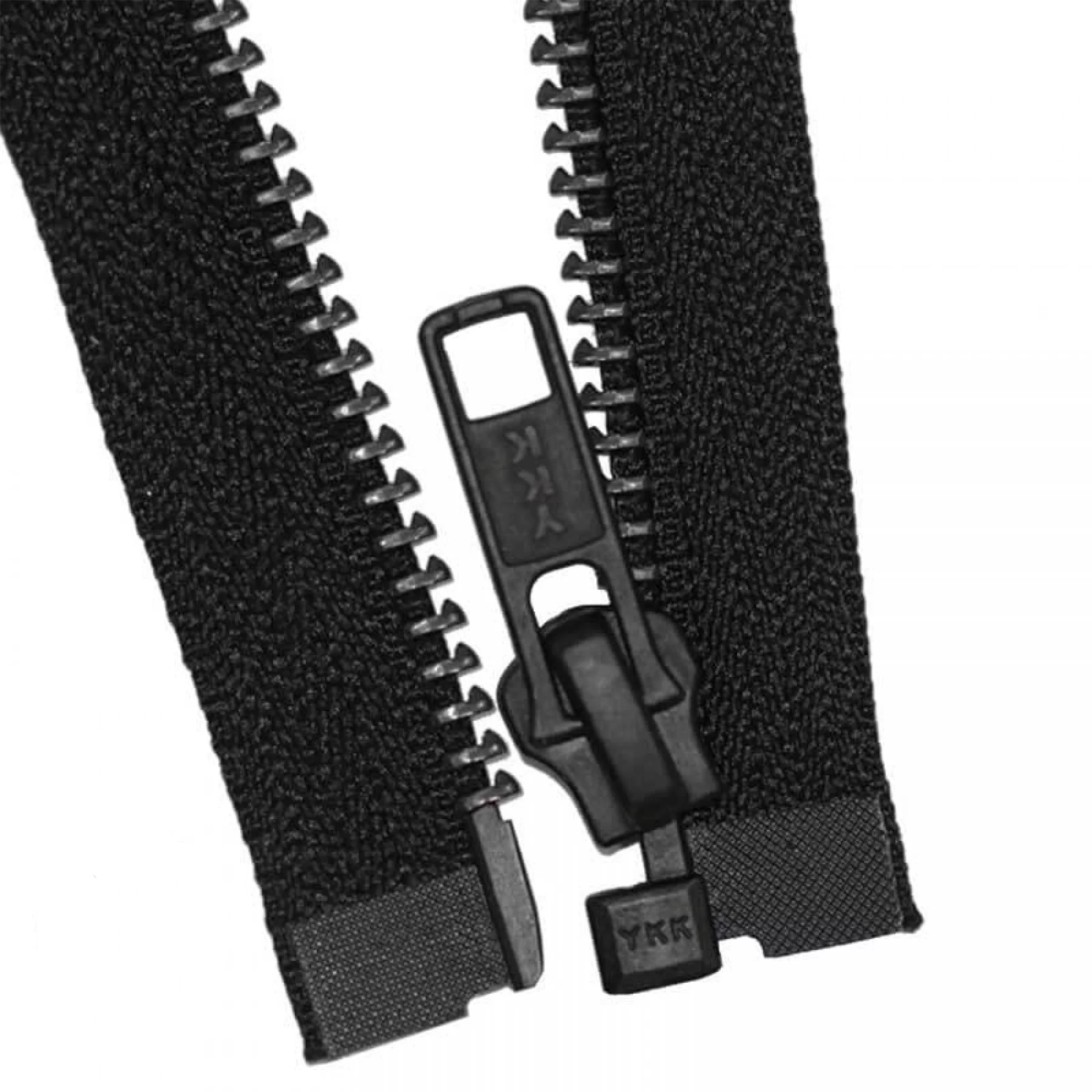 Divisible Metal Zipper - Black Oxidized Finish