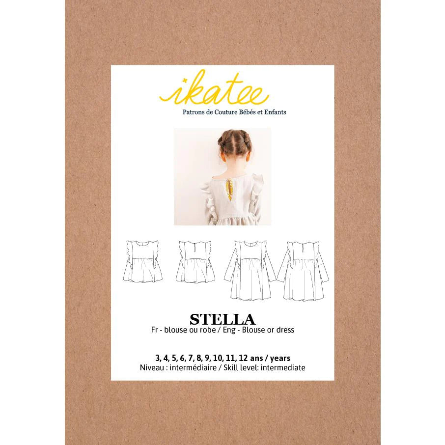 Stella Blouse and Dress Pattern | 3-12 Years