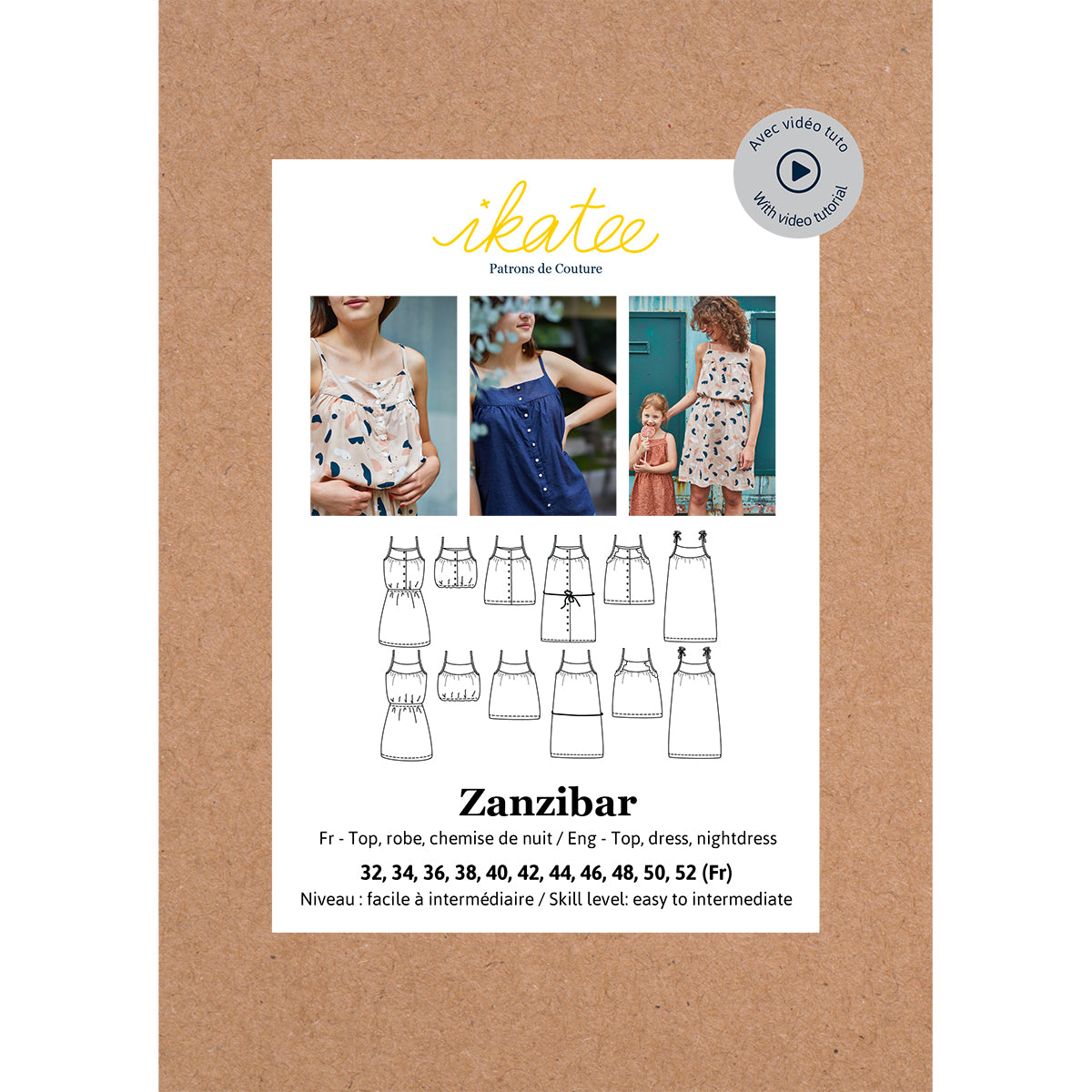 Zanzibar Top and Dress Pattern