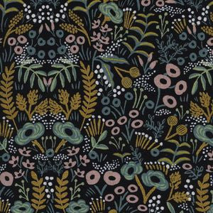 Menagerie - Tapestry Midnight | Canvas (Metallic)