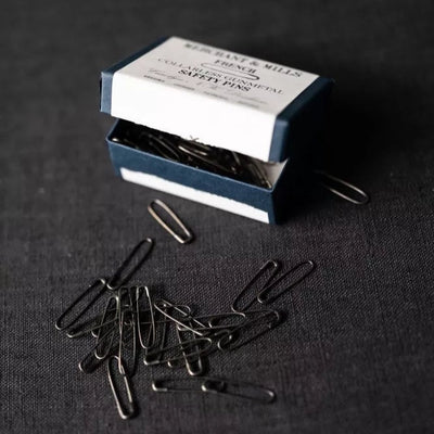 Gun Metal French Safety Pins