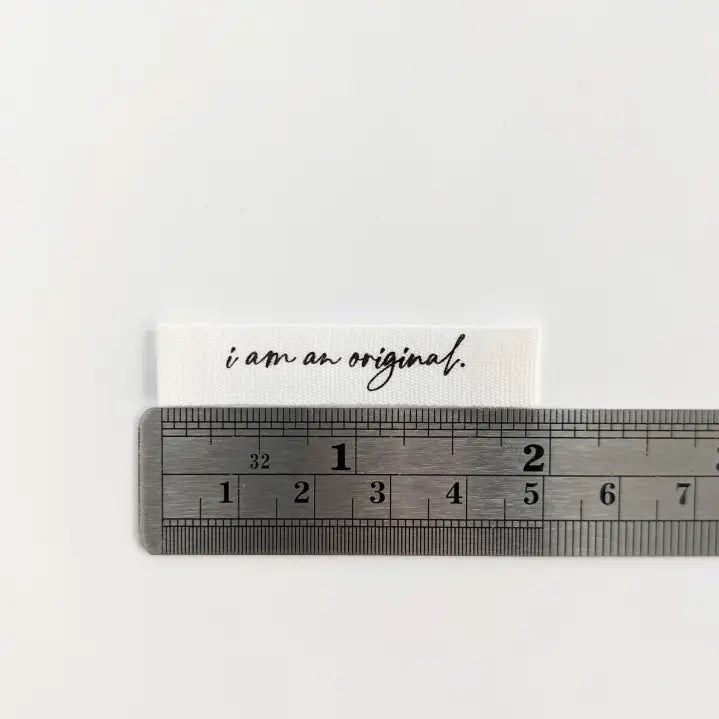 Woven Garment Labels 6-Pack - I Am An Original