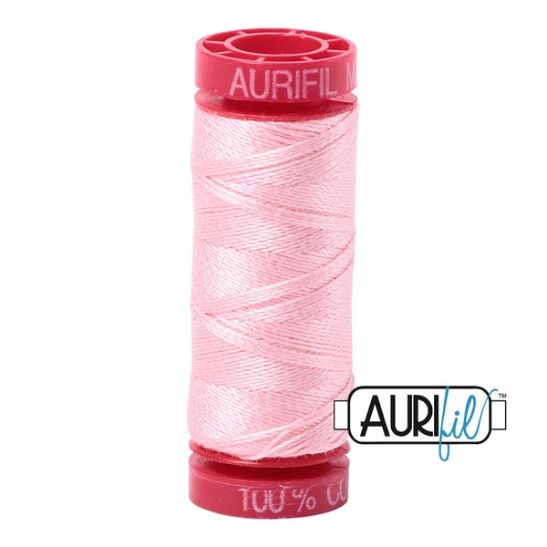 Aurifil 12wt - Baby Pink | Small Spool