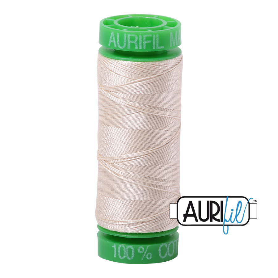 Aurifil 40wt - Light Beige | Small Spool