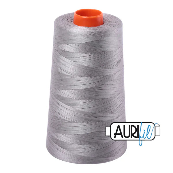Aurifil 50wt - Stainless Steel | Cone