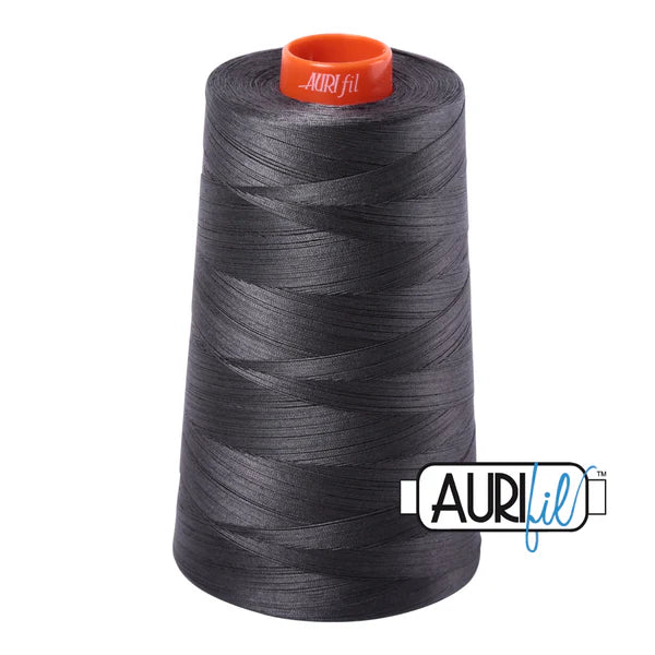 Aurifil 50wt - Dark Pewter | Cone