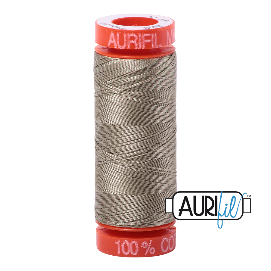 Aurifil 50wt - Light Khaki Green | Small Spool