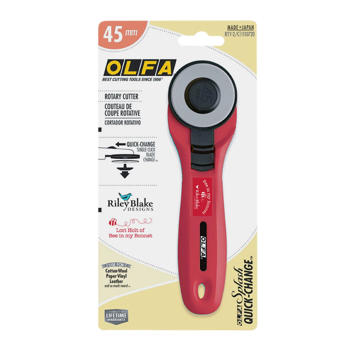 Olfa - Limited Edition Lori Holt Rotary Cutter 45mm