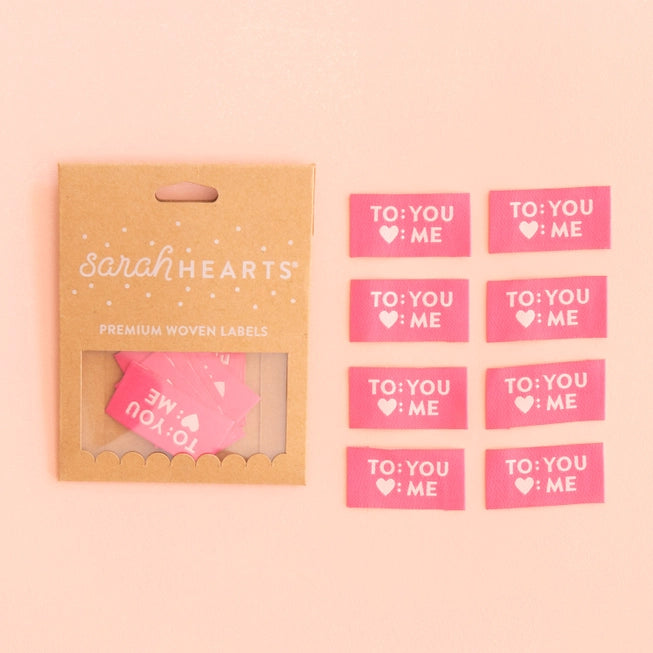 Woven Garment Labels 8-Pack - To You Love Me