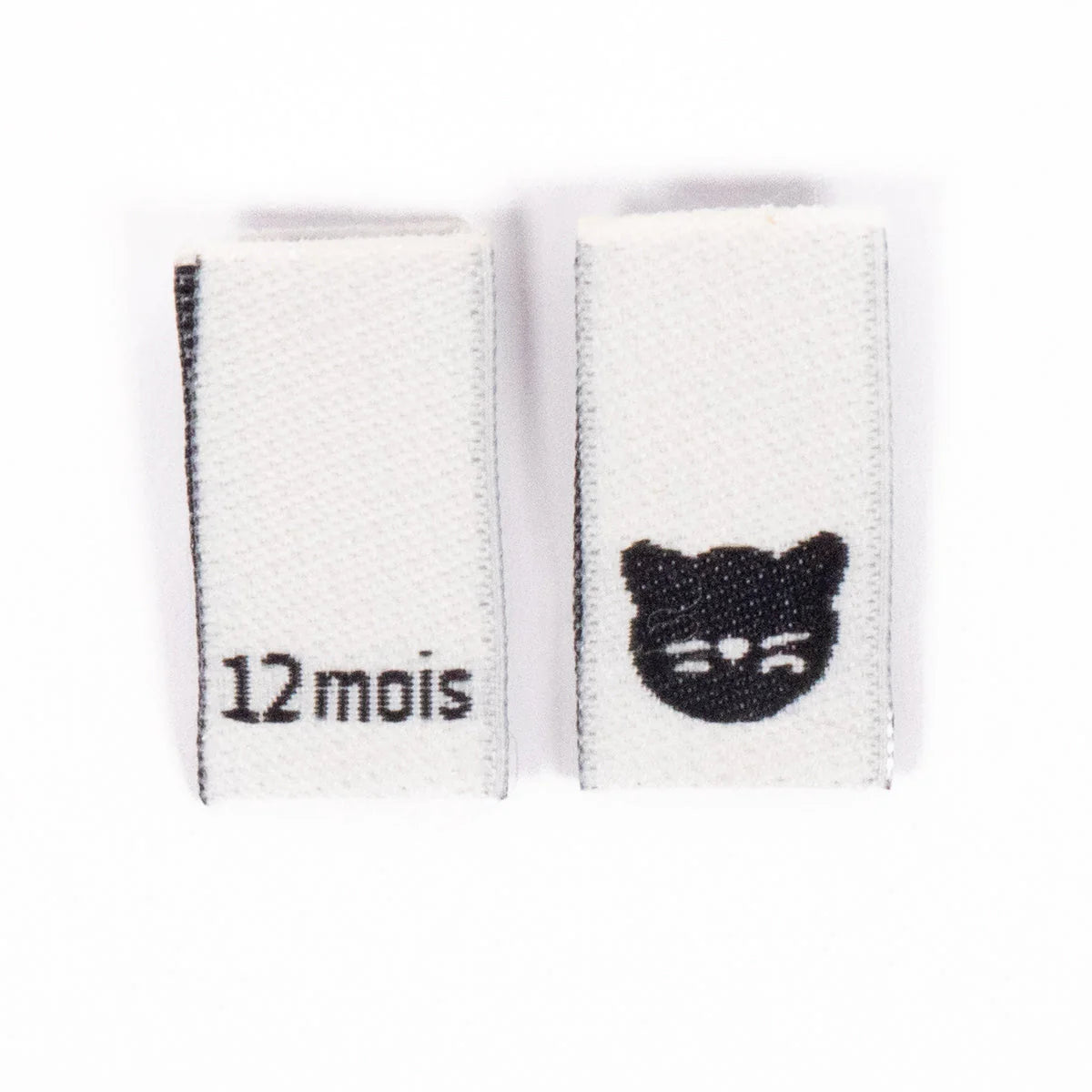 Woven Size Labels 7-Pack - 12 Months