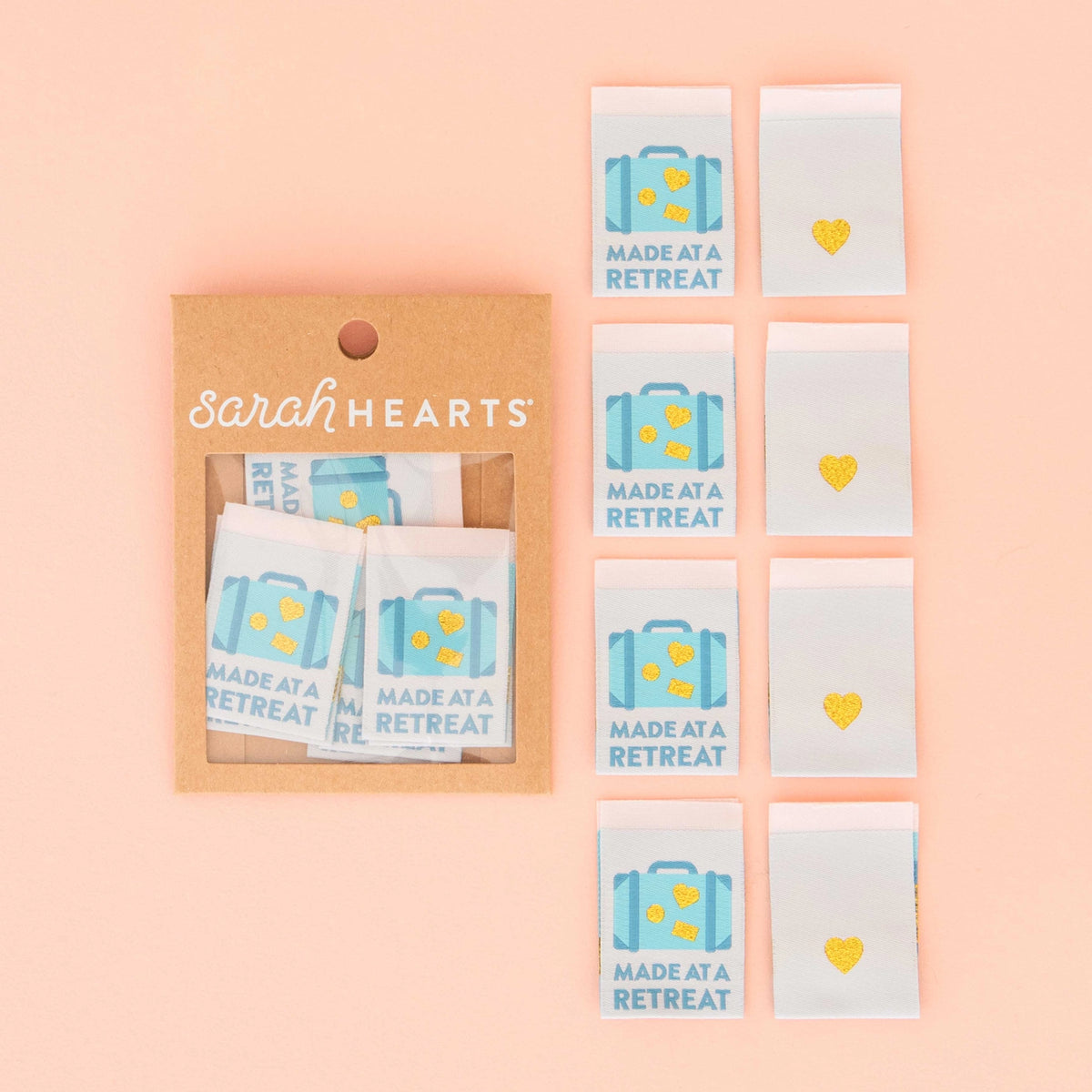 Woven Garment Labels 8-Pack -  Made At A Retreat