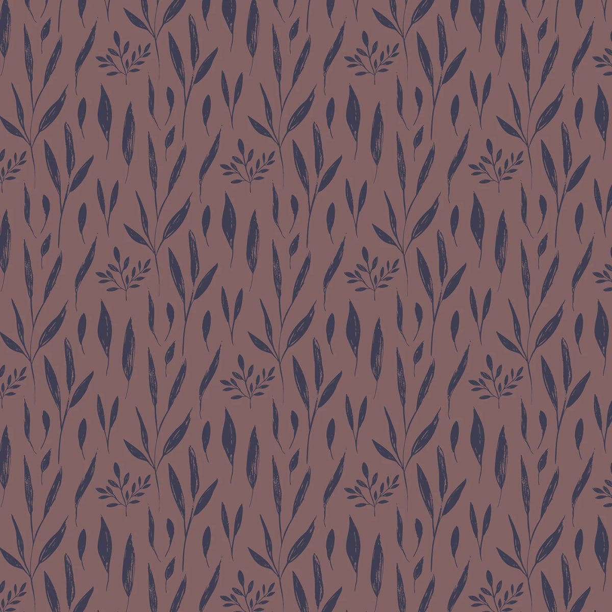 Whimsical Forest Floor - Willow Whisper Red Bean