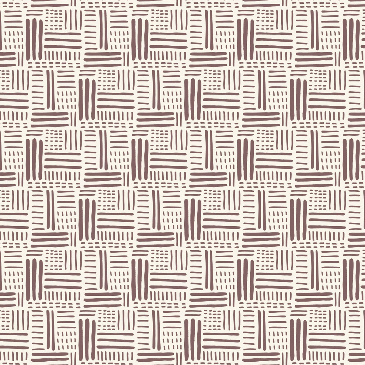 Whimsical Forest Floor - Basket Stitch Ivory