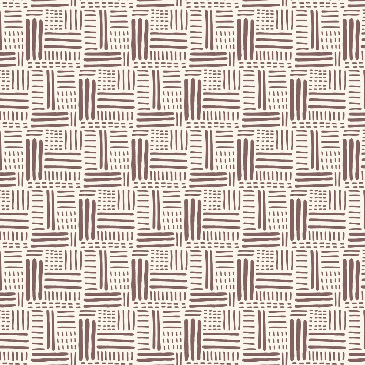 Whimsical Forest Floor - Basket Stitch Ivory
