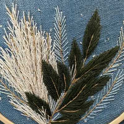 Pampas Grass Embroidery Kit