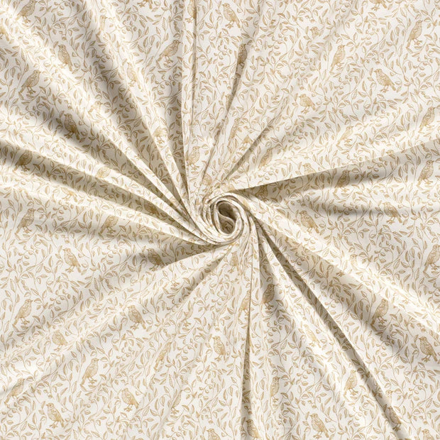 Birds and Vines Ochre | Knit