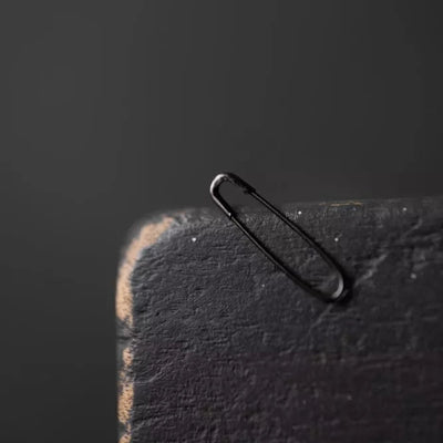 Gun Metal French Safety Pins