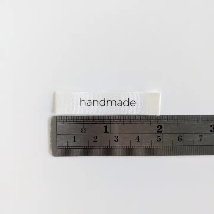 Woven Garment Labels 6-Pack - Handmade