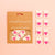 Woven Garment Labels 8-Pack - Pink Hearts