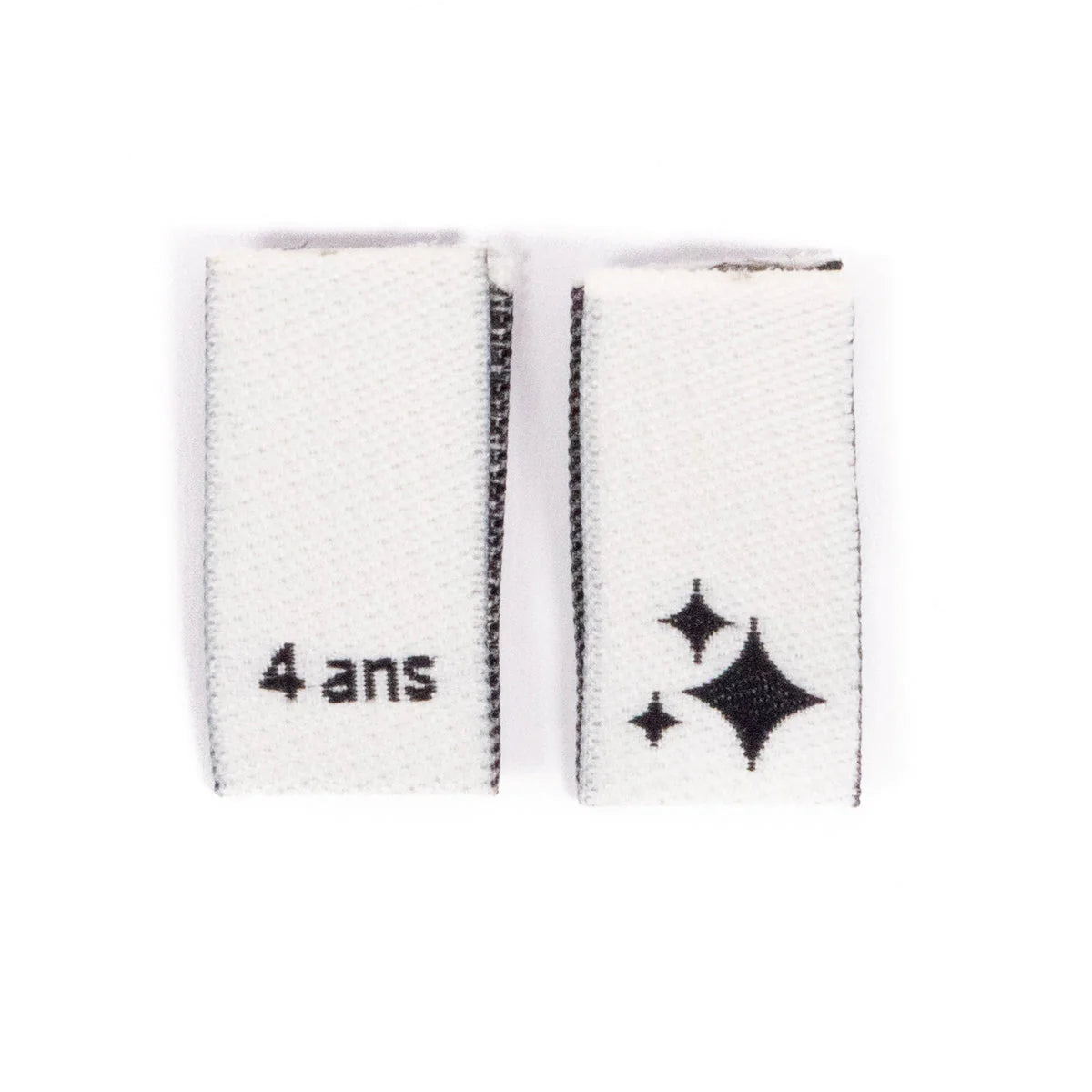 Woven Size Labels 7-Pack - 4 Years