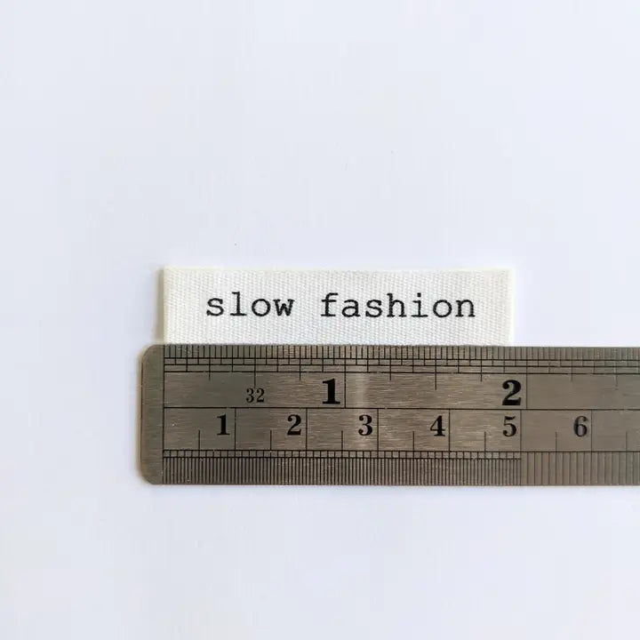 Woven Garment Labels 6-Pack - Slow Fashion