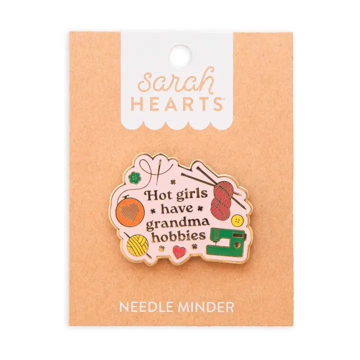 Hot Girls Have Grandma Hobbies Magnetic Needle Minder