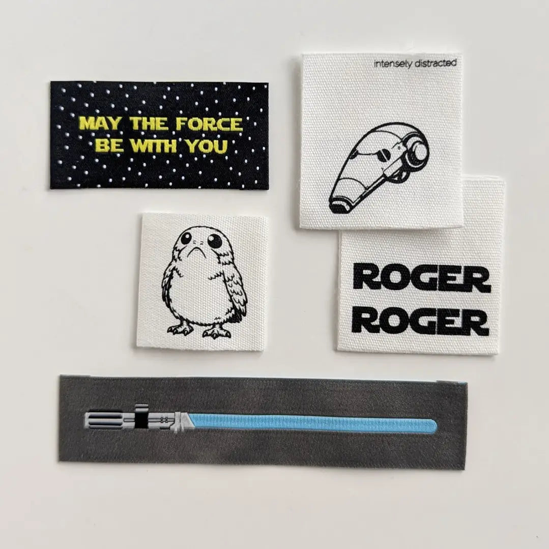 Woven Garment Labels Variety Pack - Galaxy Series 5