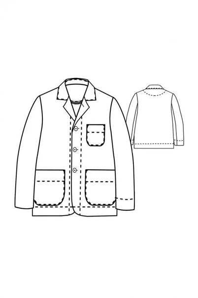 The Foreman Jacket Pattern - UK Sizes 36-46