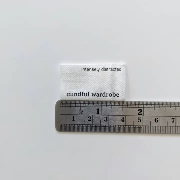 Woven Garment Labels 6-Pack - Mindful Wardrobe