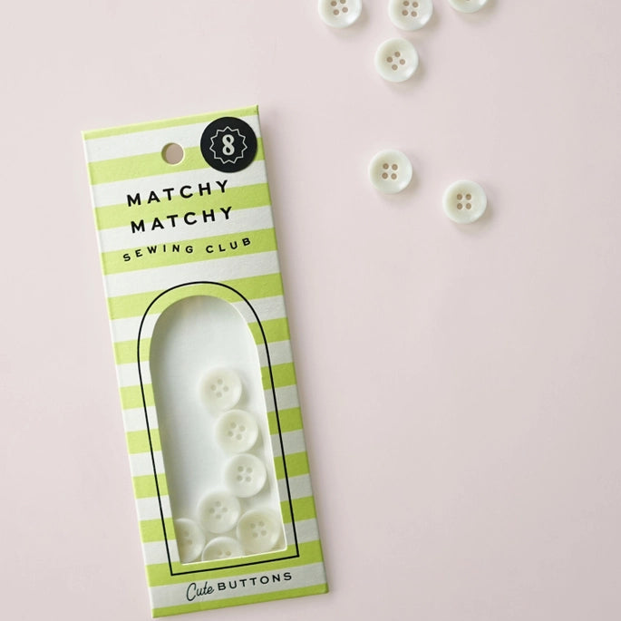 Milk 1/2" Corozo Nut Buttons