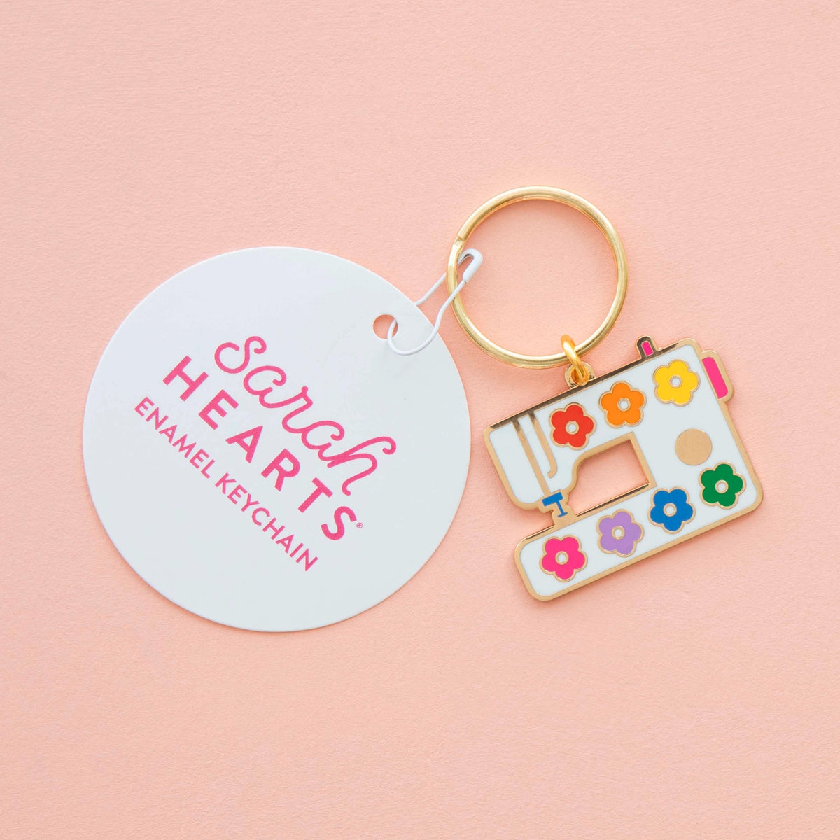 Daisy Sewing Machine | Enamel Keychain
