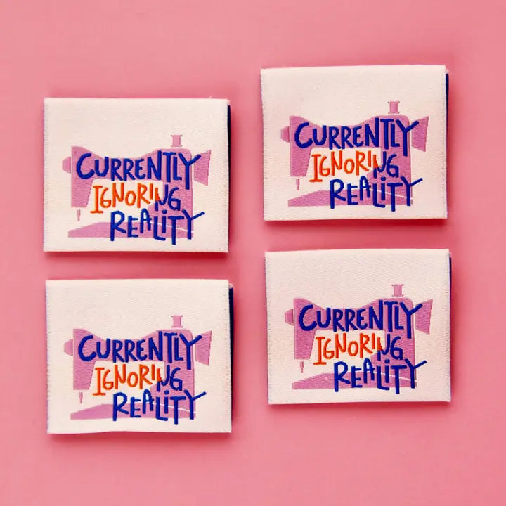 Woven Garment Labels 4-Pack - Ignoring Reality