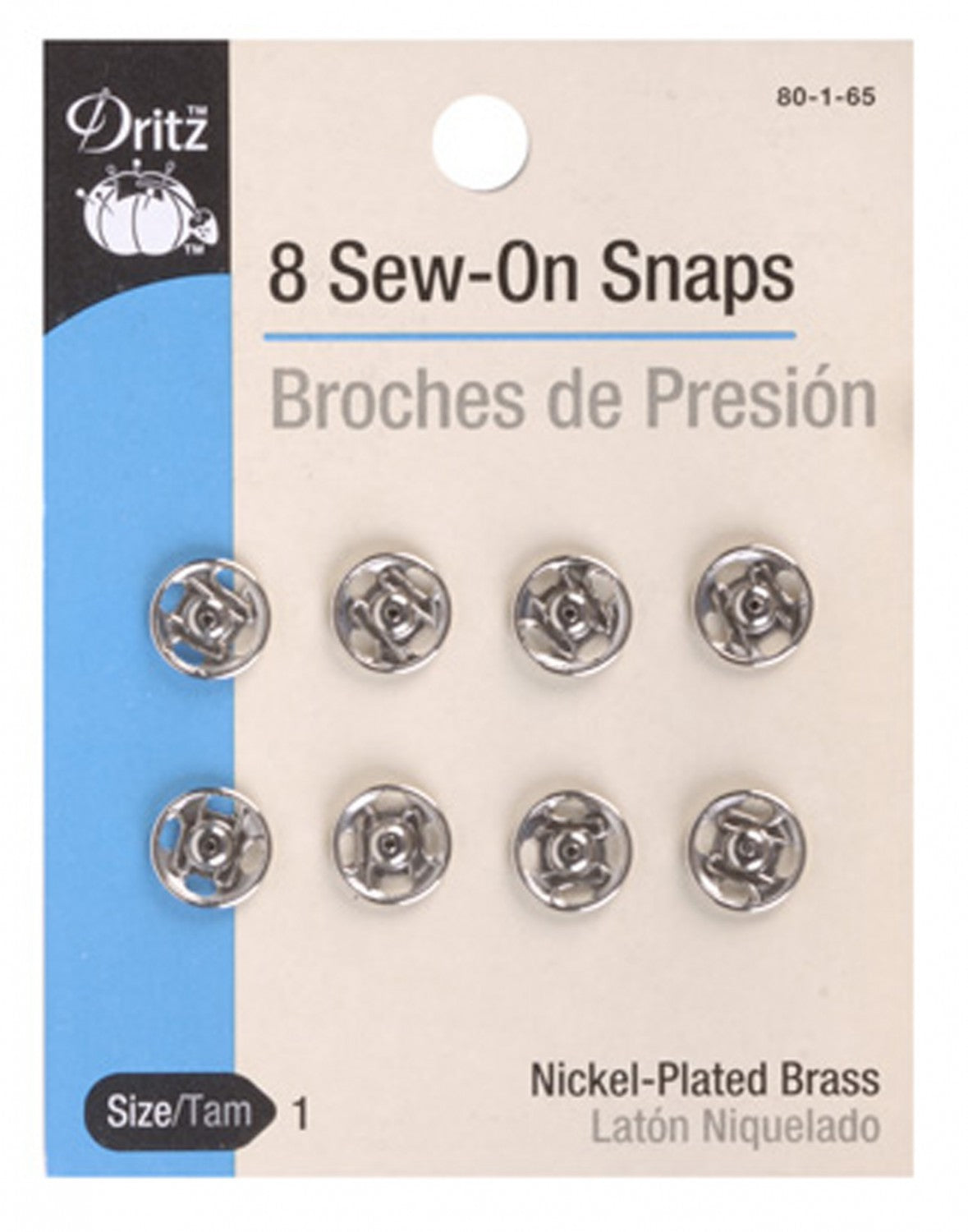 Sew-On Snaps - Size 1
