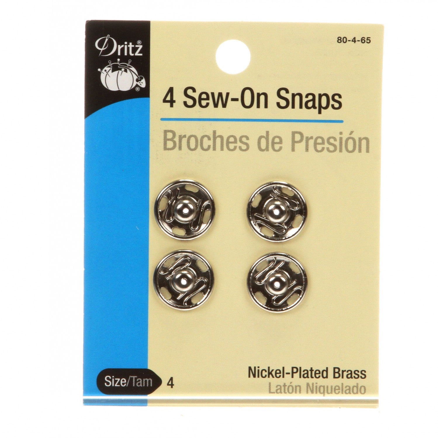 Sew-On Snaps - Size 4
