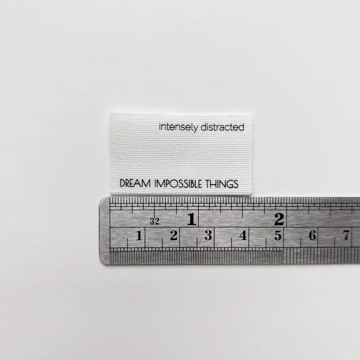 Woven Garment Labels 6-Pack - Dream Impossible Things