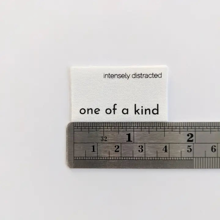 Woven Garment Labels 6-Pack - One of a Kind, Just Like You