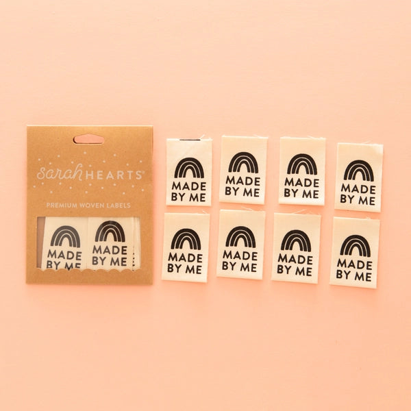 Woven Garment Labels 8-Pack - Made by Me