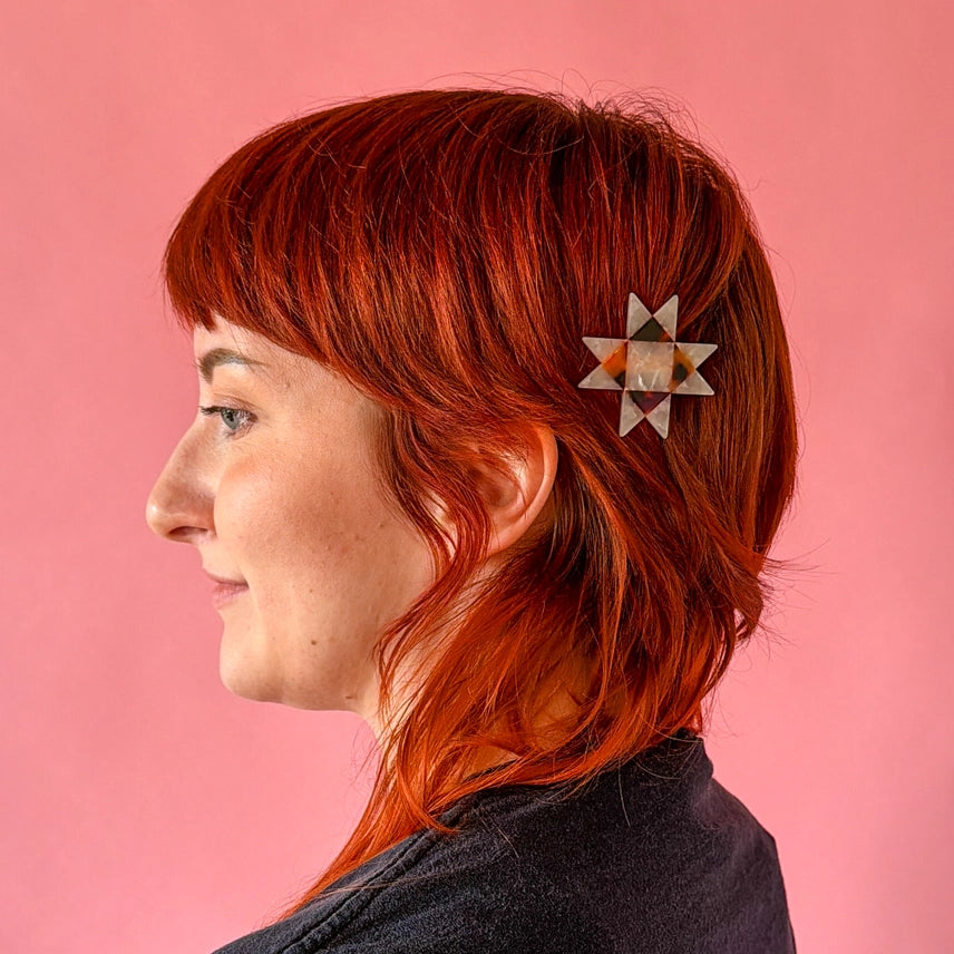 Sawtooth Star | Hair Clip