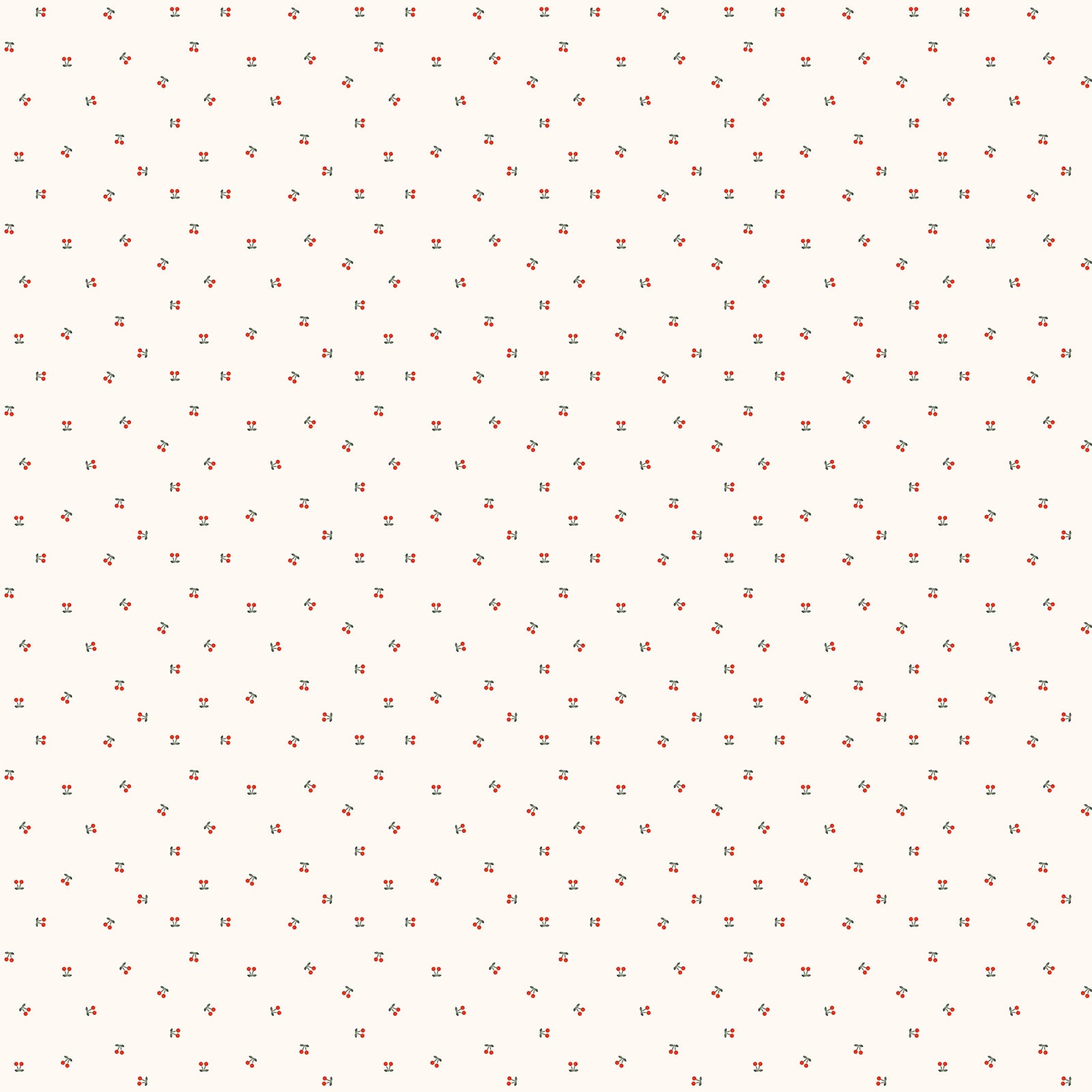 Cherry Orchard - Ditsy Cherries Cream