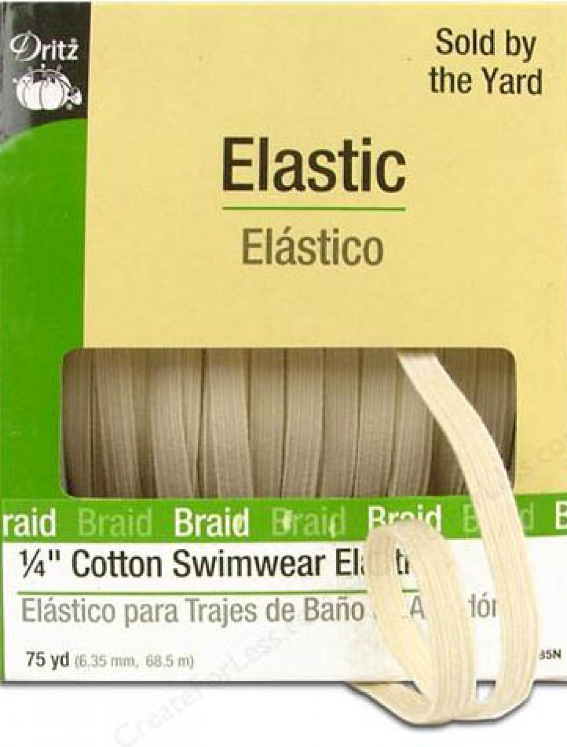 Elastic - 1/4" Cotton Swimwear Elastic