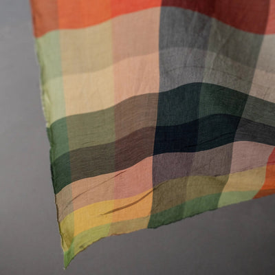 Cotton Check - Pixel Watercolour