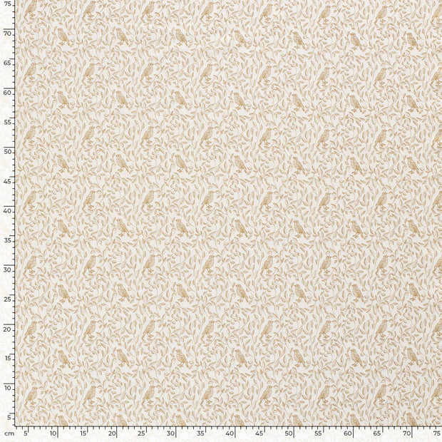 Birds and Vines Ochre | Knit