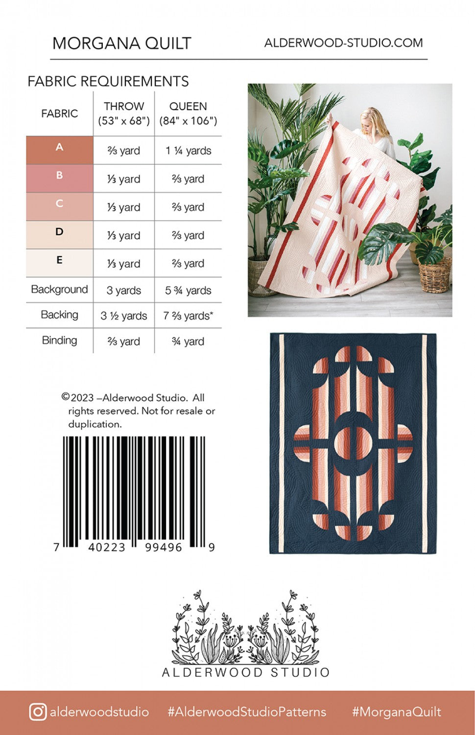 Morgana Quilt Pattern
