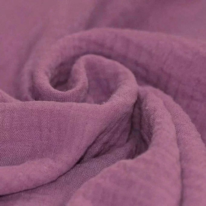 Solid Double Gauze - Old Lilac