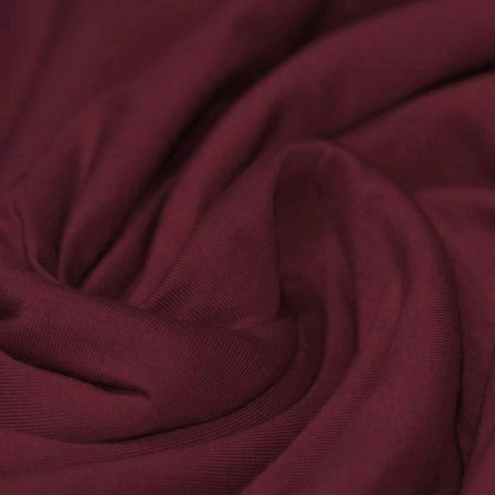 Solid Cotton Jersey - Bordeaux | Knit